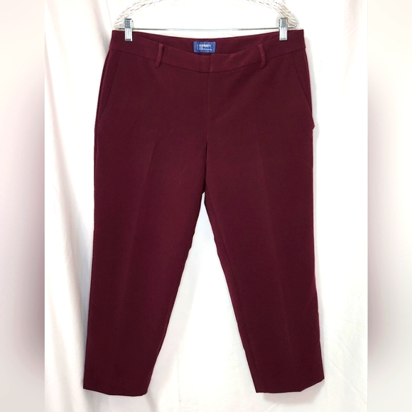 Old Navy Burgundy Harper Pants size 12 - Picture 1 of 2